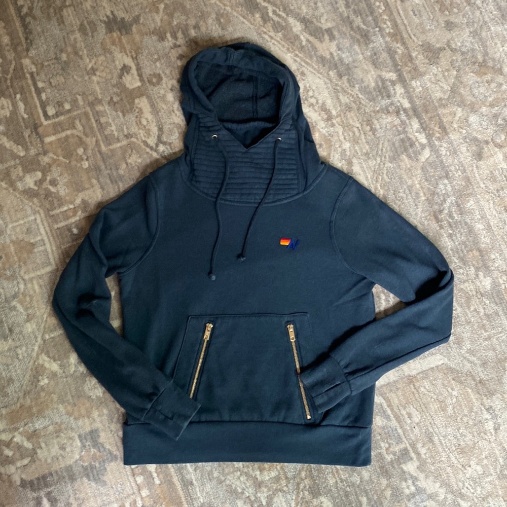 Aviator Nation ninja hoodie charcoal xs